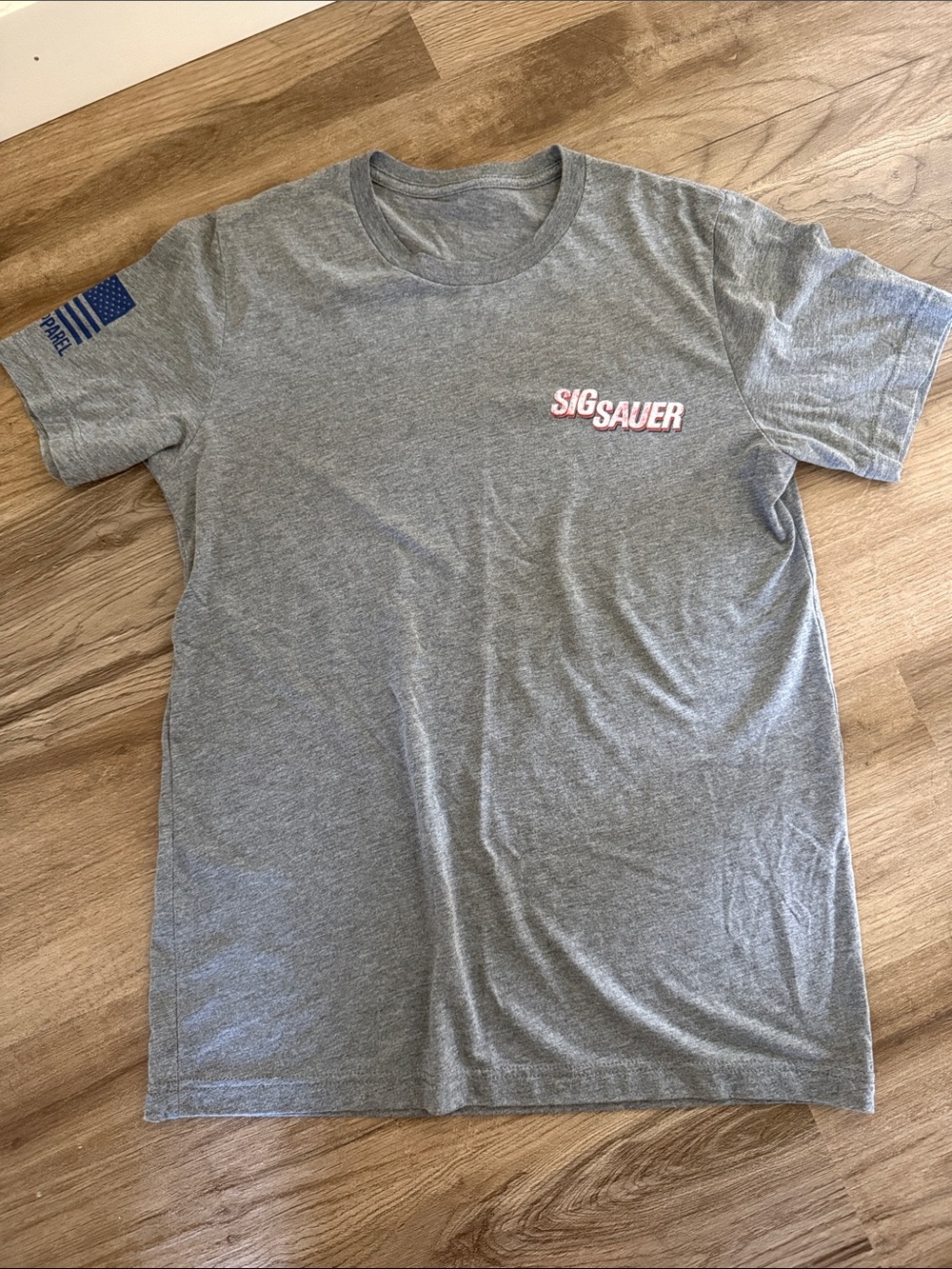 Sig Sauer Men's Short Sleeve Gray Logo Tee